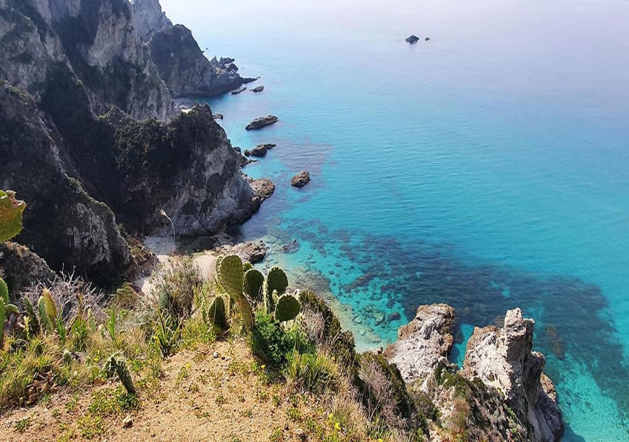 Ninfa Sul Mare Apartments 50 M E T R I Dal Mare Parcheggio Gratuito Custodito Capo Vaticano Exteriör bild