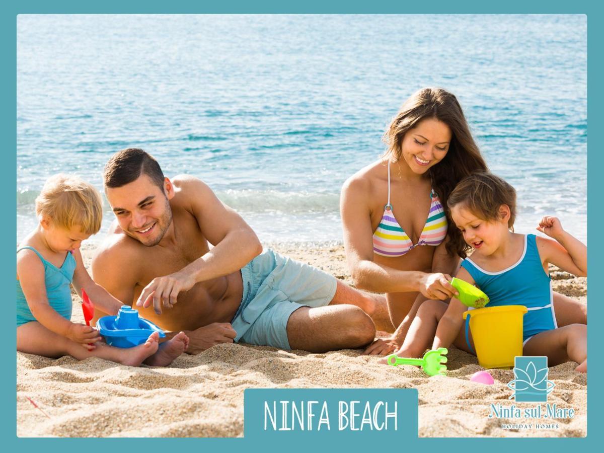 Ninfa Sul Mare Apartments 50 M E T R I Dal Mare Parcheggio Gratuito Custodito Capo Vaticano Exteriör bild